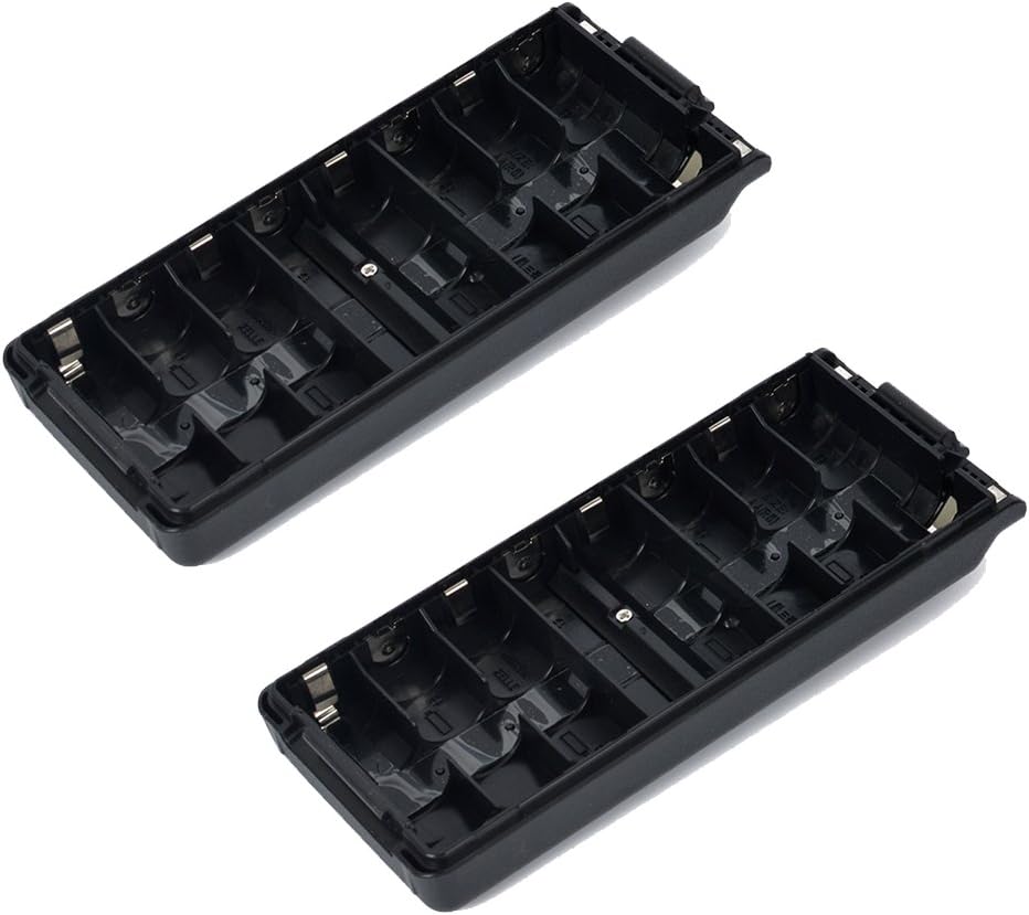 TWAYRDIO 8 AA Two Way Radio Battery Case Shell for ICOM IC-A4 IC-F3 IC-F4 IC-T2A IC-T2H Walkie Talkie