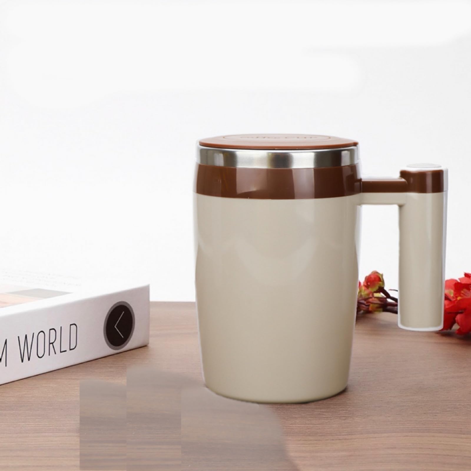 Automatic Magnetic Stirring Coffee Mug, Self Stirring Coffee Mug,Portable Rechargeable Magnetic Stirring Coffee Mugs,Electric High Speed Mixing Cup for Household, Office, Coffee Milk (NEW Coffee)