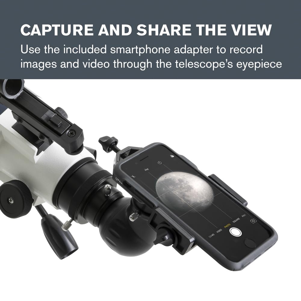 【新品】　CELESTRON OMNI AZ102 天体望遠鏡　セレストロン Omni AZ 102 Telescope with Smartphone Adapter and Bluetooth