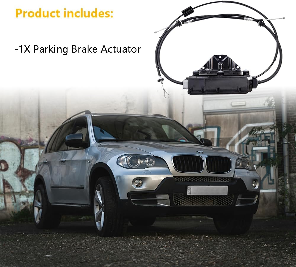 34436882007 Parking Brake Actuator w/Control Unit | Fit for 2016-2018 BMW X5 L4 2.0L, 2014-2018 BMW X5 L6 3.0L / V8 4.4L, 2015-2019 BMW X6 L6 3.0L / V8 4.4L | OE# 34436874220 34436882652 34436868514