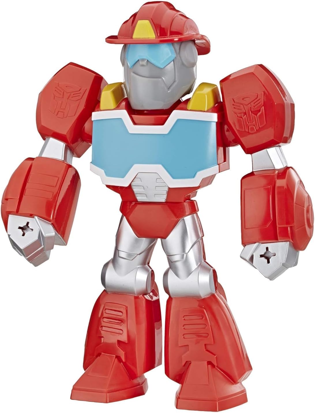 Playskool Heroes Transformers Rescue Bots Academy Mega Mighties Heatwave The Fire-Bot 10-Inch Robot Action Figure, Collectible Toys for Kids Ages 3 and Up