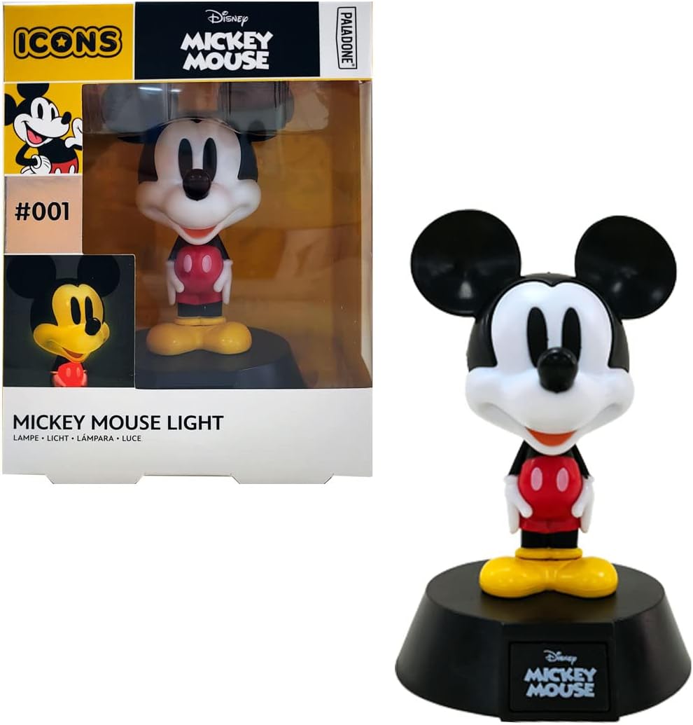 Paladone Disney Mickey Mouse Icon Light, Multicolor