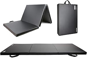 RitFit Upgraded 2 Inch Thick Folding Exercise Mat