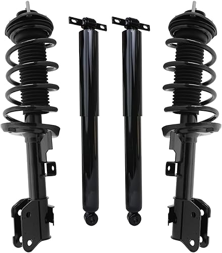Miniatura 129 de Detroit Axle - Amortiguadores para BMW 328i 325i 128i 135i 335i 330i 335d 335is (sin Sport Susp.) 2 puntales delanteros completos con muelle