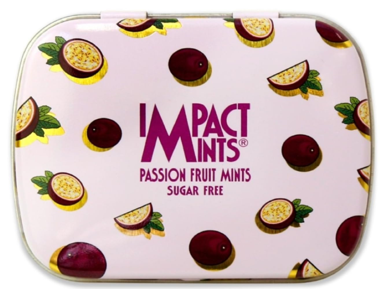 IMPACTMINTS Sugar-Free Mints Passion Fruit 14g,For Everlasting