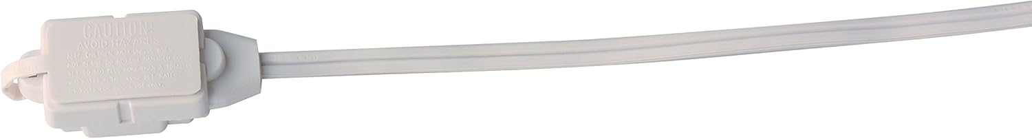 Woods 16/3 10 ft 3-Outlet Extension Cord, Gray, Indoor Use, 5607