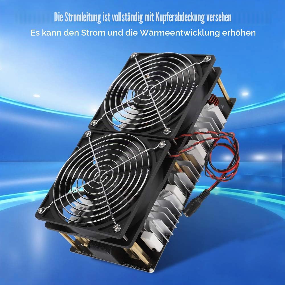 Induktionsheizung Borad für Heimwerker, 12V-48V 2500W Heizplatte Hochfrequenz-Induktionsheizmodul Flyback-Treiber, Niederspannungs-Induktionsheizmodul