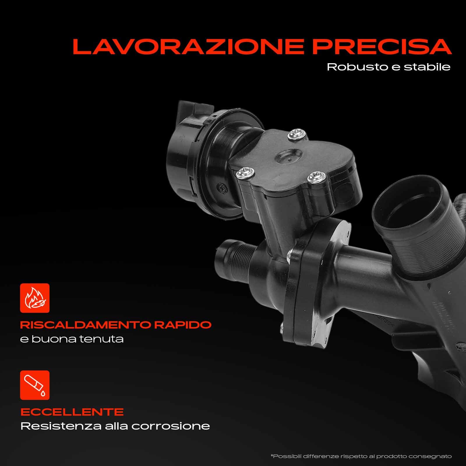 Frankberg Refrigerante del Termostato Compatibile con Classe C W205 Classe C T-Model S205 Espace V JR Fluence L3 Grand Scénic III JZ0/1 Grand Scénic IV R9 KadSìr HA HL Replace# 110600686R