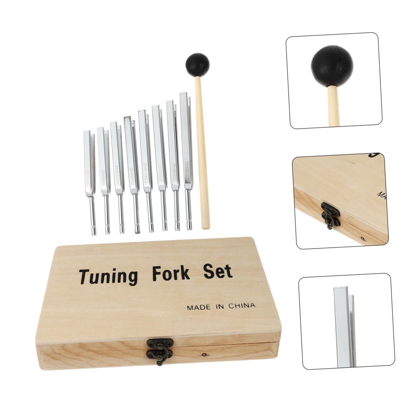 TOYANDONA Diapasons Standard pour Accordeur Guitare et Violon Outil Professionnel Résistant pour Accessoires Musique Accordeur Tonalité Pratique pour Violon Alto Violoncelle et Guitare