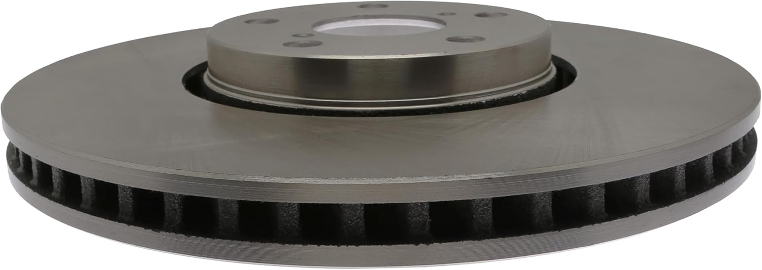 ACDelco Silver 18A2589A (19362946) Non-Coated Front Driver Side Disc Brake Rotor