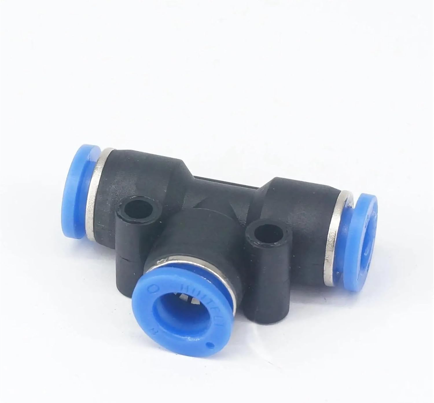 Fit Tube O/D 8mm Pneumatic Tee 3 Way Push in Connector Union Quick Release Air Fitting Plumbing