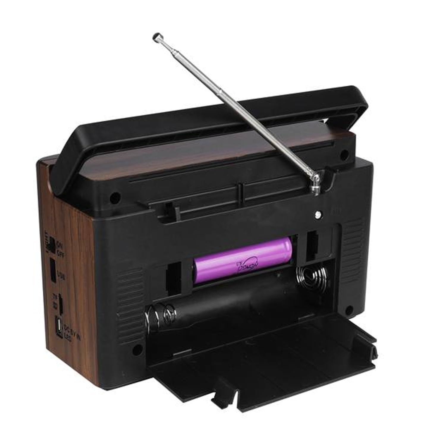 LTC Elma 118UBT Tragbares Radio mit Teleskopantenne und Bluetooth-Konnektivität, Retro-Radio, FM/AM/SW, USB
