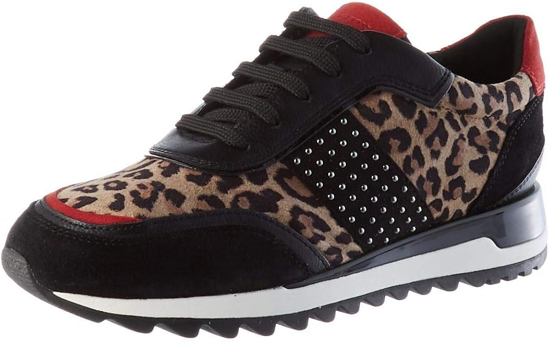 geox leopard print trainers