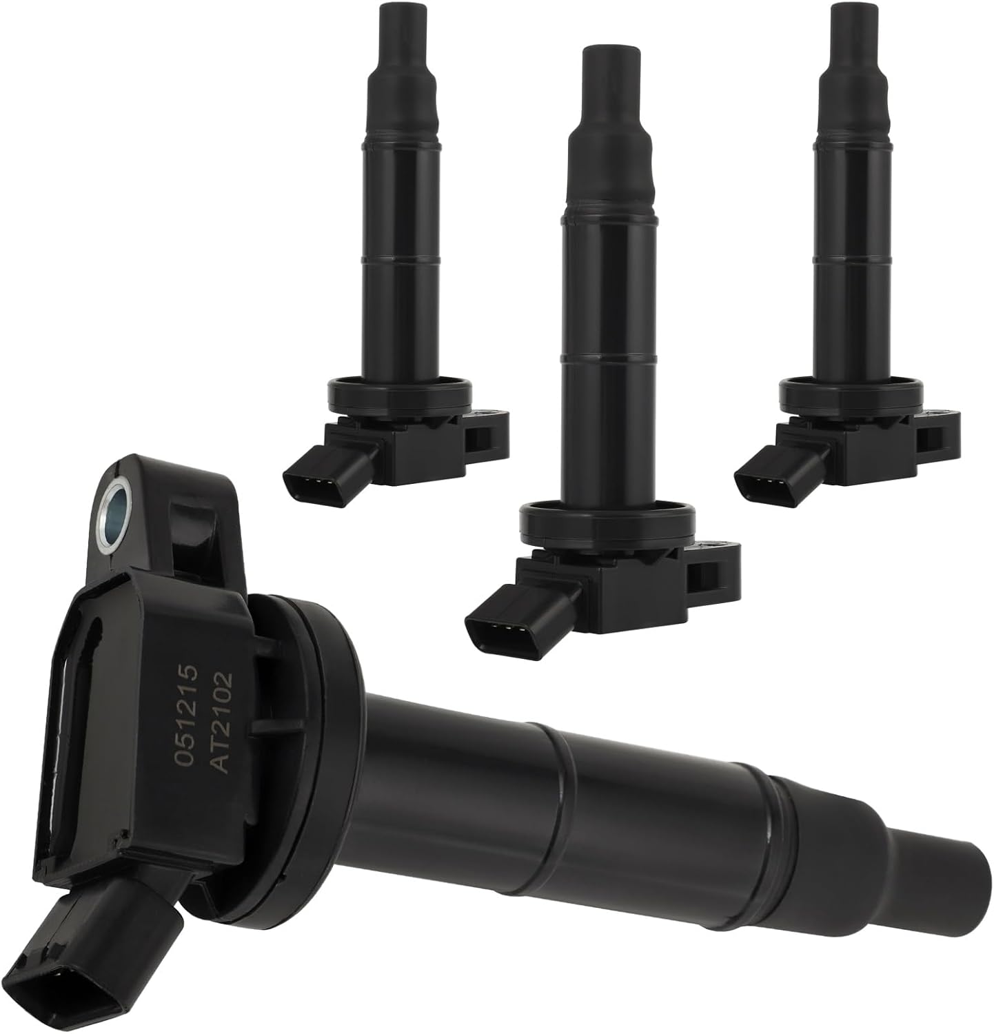OCPTY High Performance Ignition Coil Fit 2010-2012 for Lexus Hs250H 2.4L/L4, 2009-2010 for Pontiac Vibe 2.4L/L4 Uf333, ‎19185426, 5C1299 (Set of 4)
