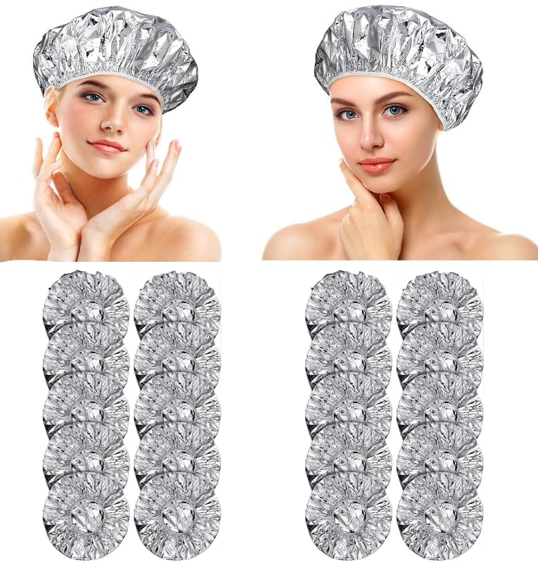 20 Pcs Heat Cap for Hair Spa, Hair Spa Cap Steamer for Home,Spa cap steamer Weekly Deep Conditioning Treatments,Travel Hair Maintenance Routines, Emergency Hair Repair Treatments-image-44