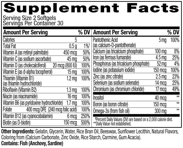 Olly Ultra Strength Women's Multivitamin Softgels