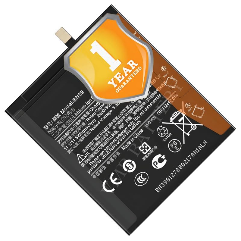 Image of Original BN39 Battery Compatible for Xiaomi Mi Play (M1901F9E) - (3000mAh) - 1 Year Warranty K7