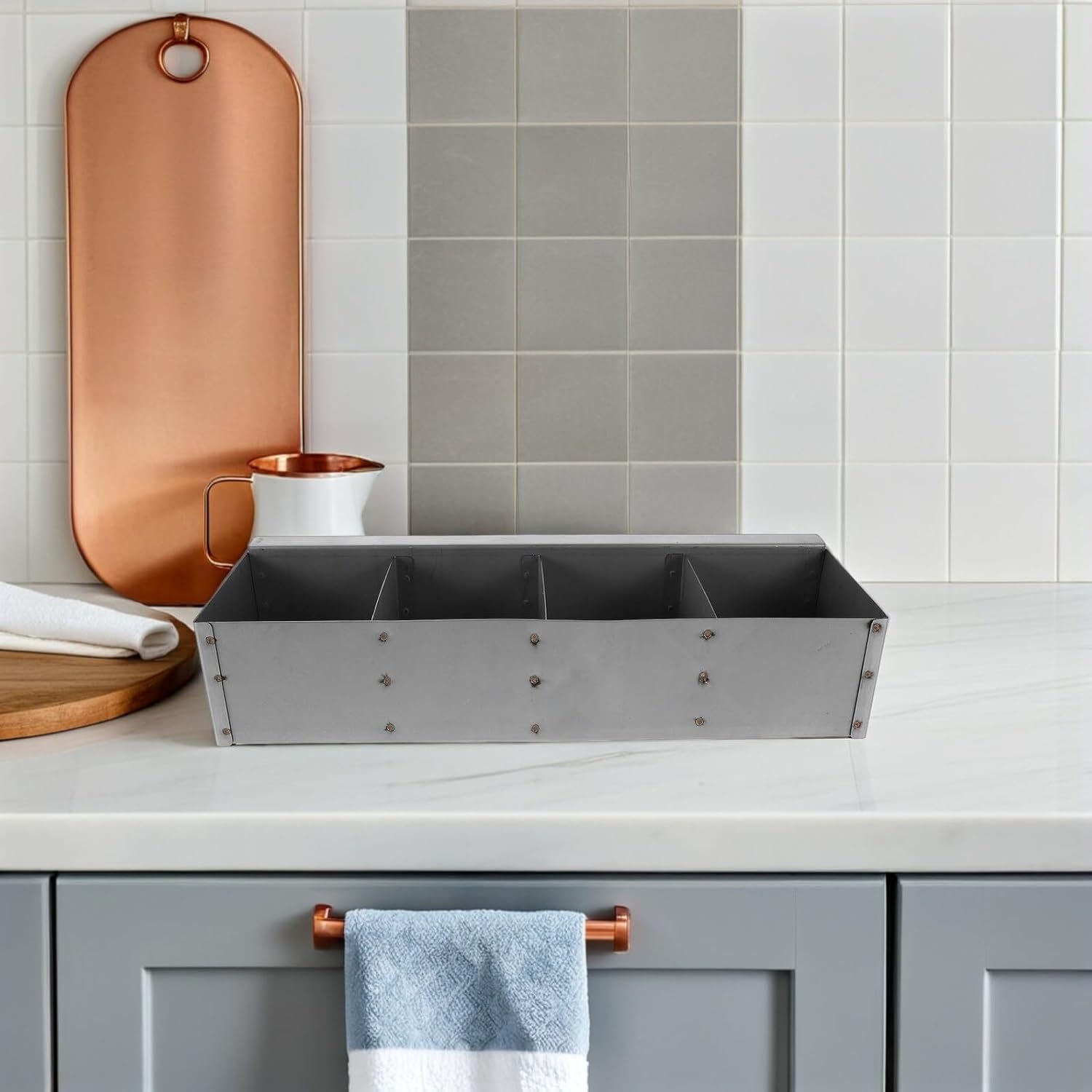 BESTOYARD Hanging Spice Storage Rack for Grill, Wooden Charcoal Barbecue Accessory Grid Shelf, Outdoor Bbq Seasoning Organizer for Picnic and Cooking Tools