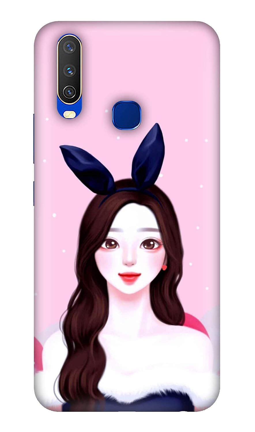 FULLY IDEA Back Cover Suitable for Vivo Y11/ Y12/ Y15/ Y17/ U10/ U3X Designer Printed Hard Back