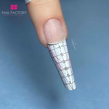 Nail Factory Smart Form Package with 300 pcs Sculpting Nail Forms for Almond Shapes Salon Quality Results Ideal for Professionals