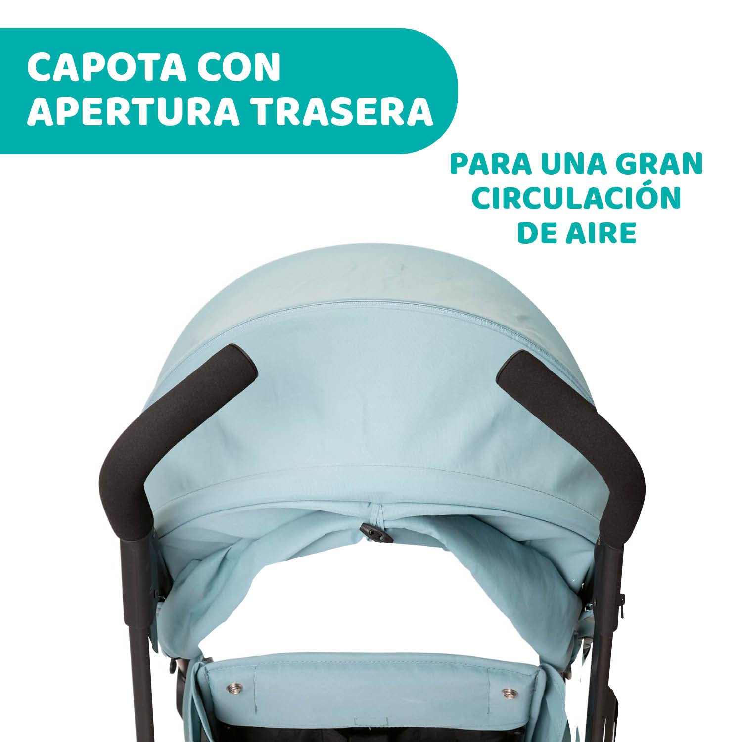Chicco Silla de Paseo Liteway 4, Chasis de Aluminio Ligero, De 0 a 22Kg, Límite de Peso 25Kg, Manillas Acolchadas, Respaldo en 4 Posiciones, Reposapiernas, Capota XL Ajustable, Azul (Hydra)