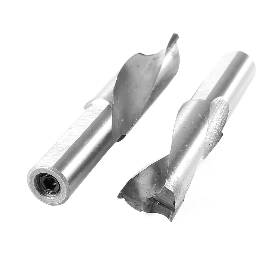 Aexit 2 Pcs Wood Drill Bits Carbide Tipped Brad Point 12mm Dia Drill Bit for Brad-Point Drill Bits Wood Drilling