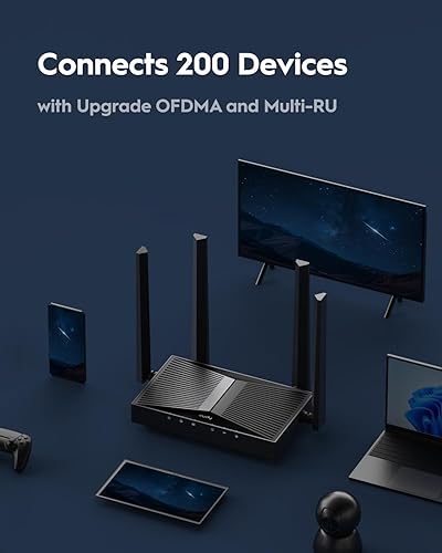 Miniatura 7 de Cudy BE3600 WiFi 7 Gigabit 4 Stream Router de banda dual MU-MIMO Antenas de alta ganancia Clientes y servidores VPN, Cudy Mesh y Soporte de