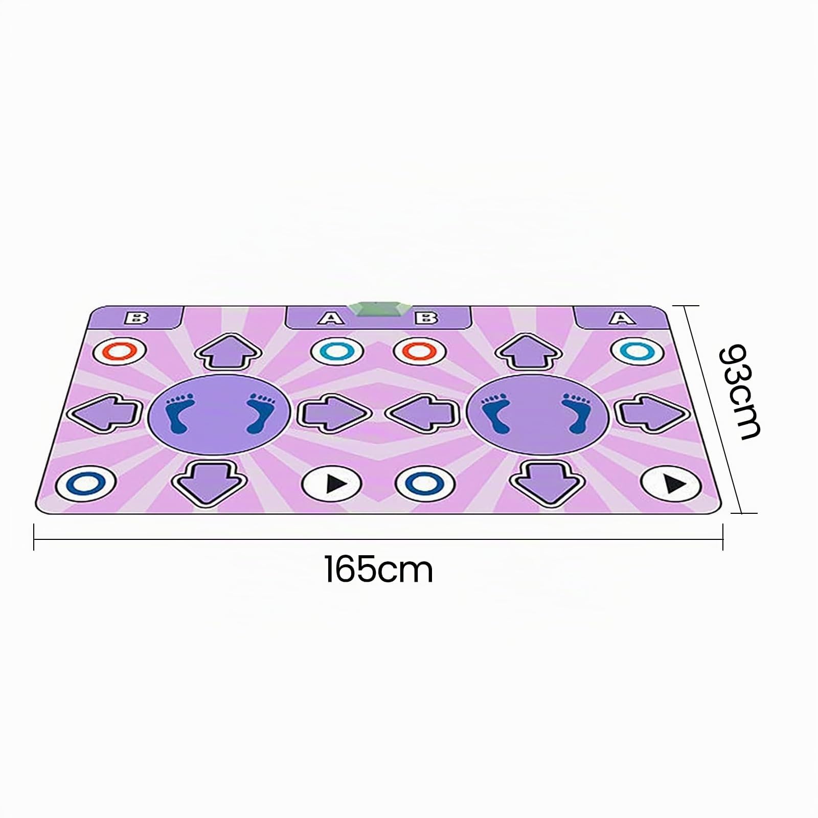 Alfombra De Baile,Alfombra Baile Niña,Alfombra De Bailes Electrónica Con 2 Mandos De Juego,Maquina Recreativa Arcade,Arcade1up,Play Hit,Alfombra Musical,100 Canciones y 65 Juegos (Morado claro)