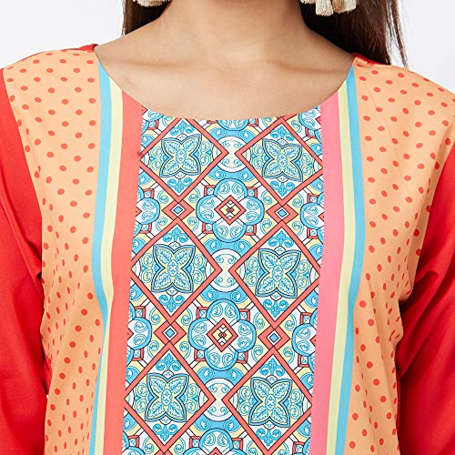 Image of LookMark Women's Crepe Kurta