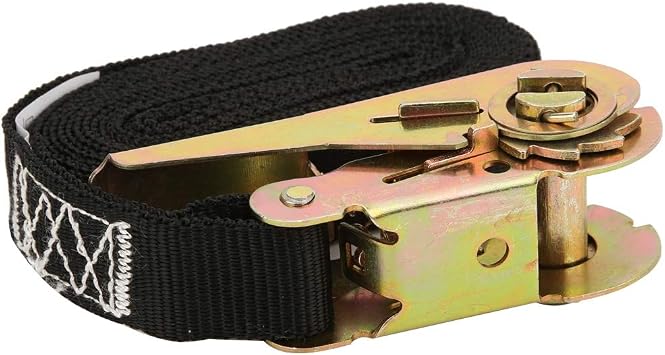 KOGOROUCOS 12ft Outdoor High Strength Bundling Belt Baggage Rack Strap Polypropylene Nylon Black 3.6m