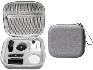 BeisDirect Travel Storage Bag for Insta360 GO 3 Action Camera and Accessories, Portable EVA Carrying Case for Insta 360 GO 3 Accessories, Grey