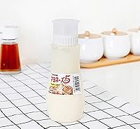 Vista 1 de ZEESOON Dispensador de botellas de condimentos de plástico para salsa de tomate y mayonesa, mostaza (blanco) 12.8 onzas