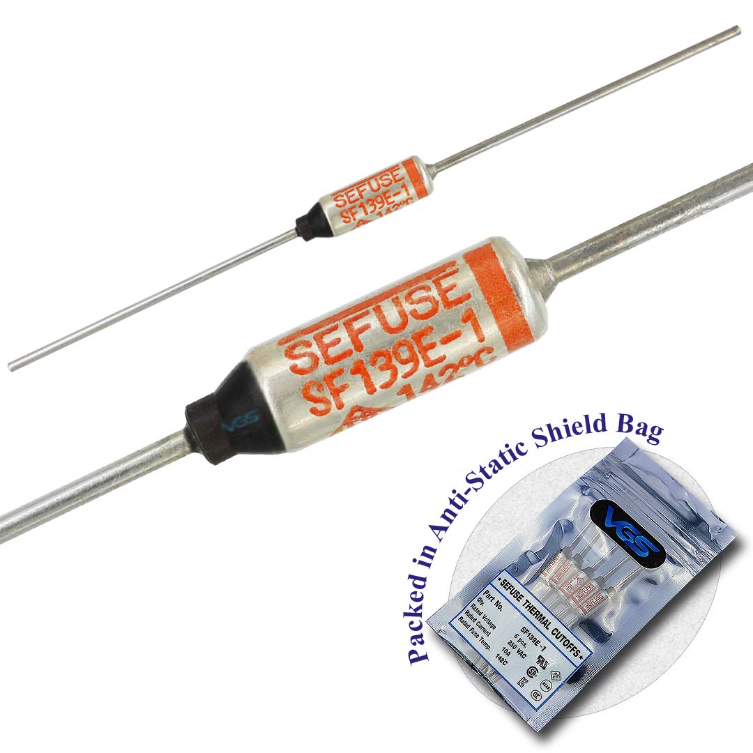 Vigor_Source 5 pcs. of New SF139E1 Long Pin SEFUSE SF139E1 Thermal