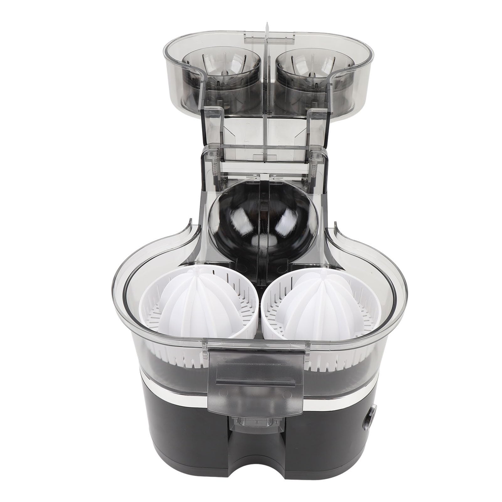Exprimidor Eléctrico de Cítricos de Doble Cabezal, Extractor de Exprimidor Eléctrico de 15000 RPM para Naranja, Limón, Kiwi, Uva, Pomelo, Máquina Exprimidora Portátil, Fácil de