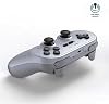 8BitDo برو 2 تحكم بلوتوث للتبديل، قاعة تأثير جويستيك تحديث، تحكم لعبة لاسلكية للتبديل، الكمبيوتر، الروبوت، سطح البخار & أبل رمادي