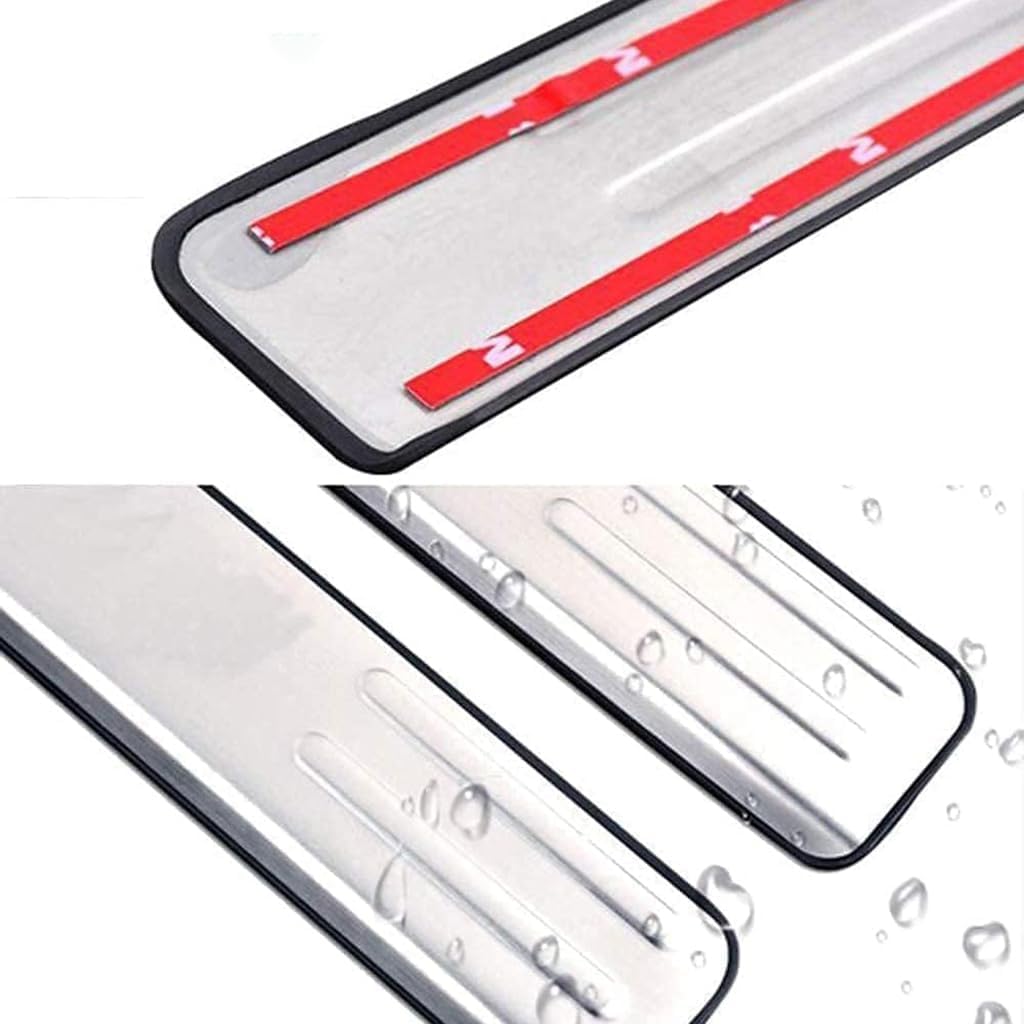 Lot 4 Barres De Seuil Acier Inoxydable Lvjiena Pour Peugeot 3008 5008 2008 Etc. - Protection Anti-Rayures