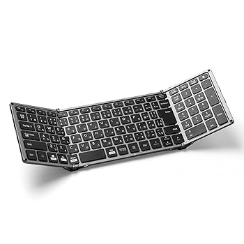【在庫処分】【最新型】Omikamo キーボード bluetooth 折り畳み式 Amazon | Omikamo 折り畳みキーボード US配列 ワイヤレス