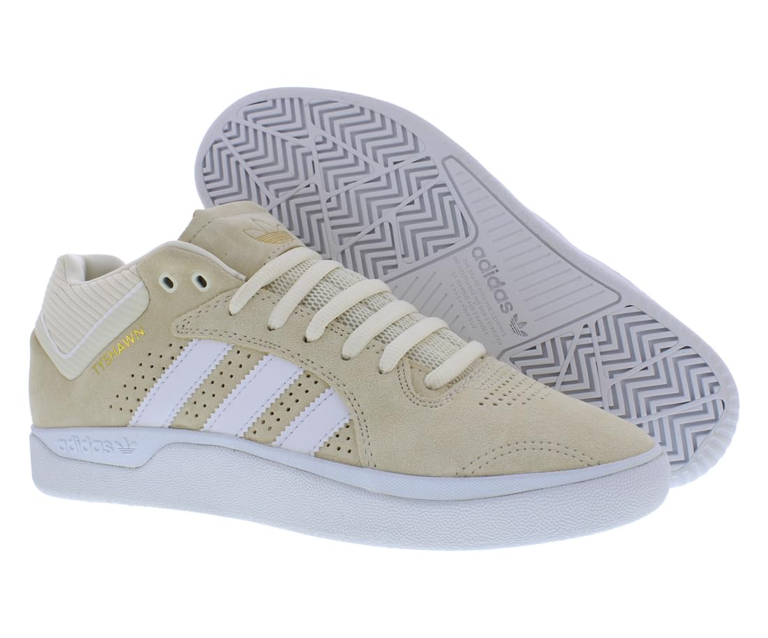 Adidas Tyshawn Shoe - Mens Skateboarding Off White-White