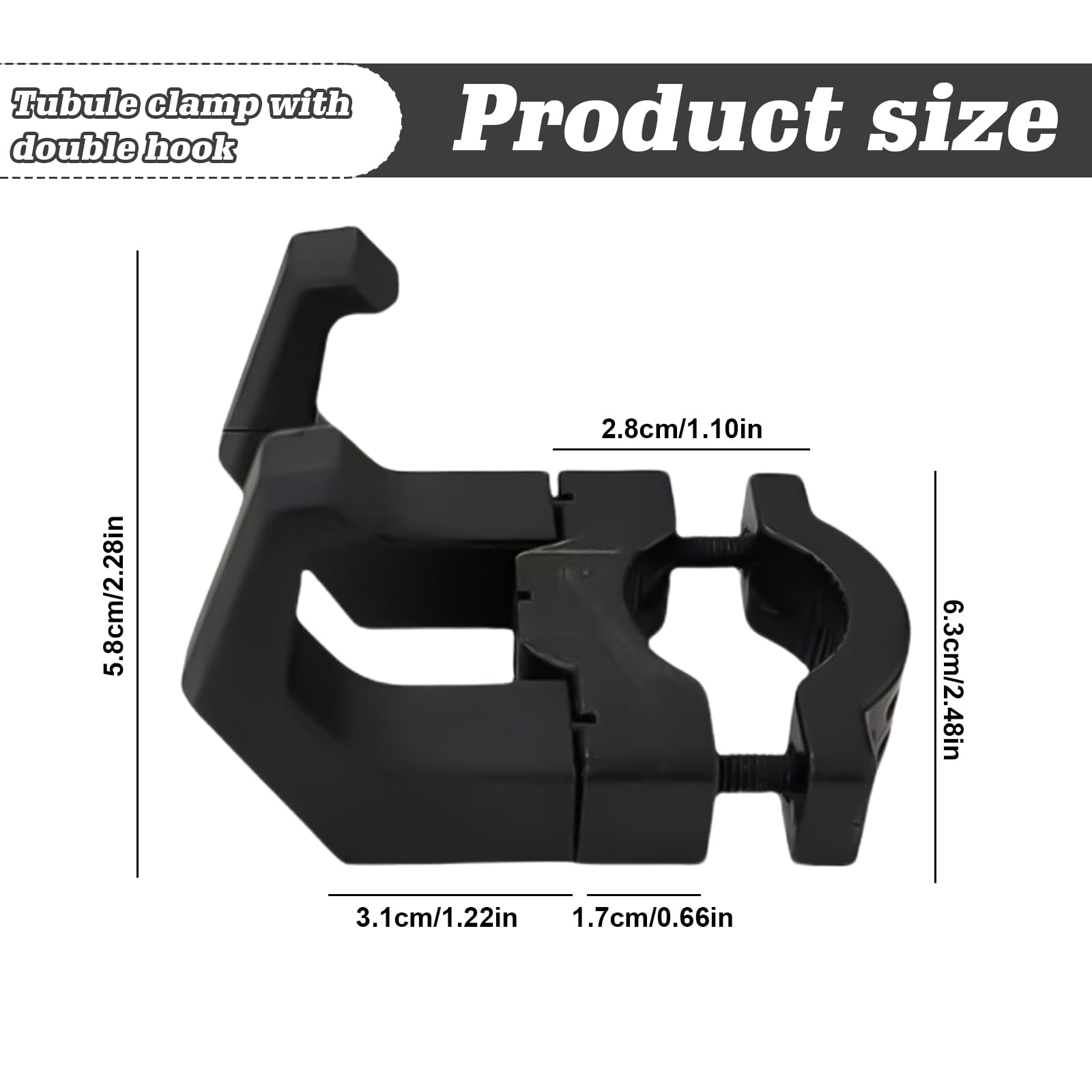 Gancho para Scooter 2 Piezas: WIYETY Gancho Frontal para Scooter Eléctrico con Correas para Scooter, Gancho Delantero Patinete Eléctrico Aleación de Acero, Multifunción Accesorios para Scooter