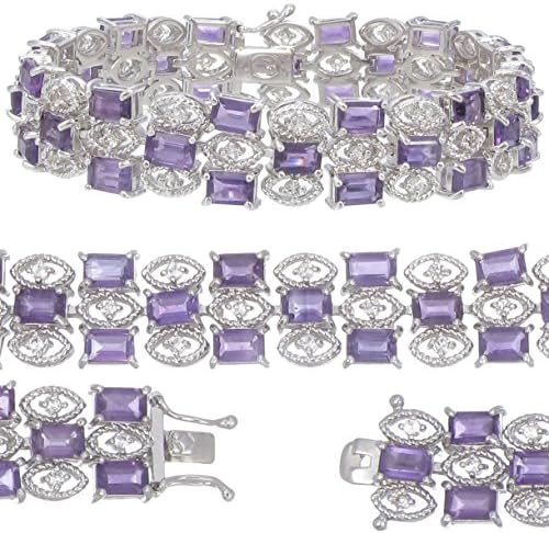 Vir Jewels Amethyst Bracelet (15.65 CT)