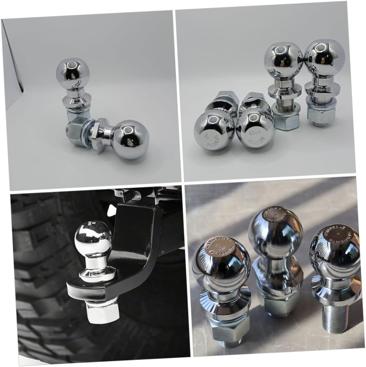 Replacement Trailer Hitch Ball Trailer Hitch Ball Joint Easy Install Off-Road Accessory