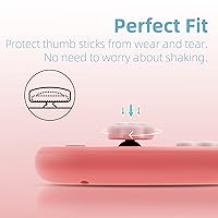 Vista 4 de GeekShare Cat Paw Shape Thumb Grip CapsSoft Silicone Joystick Cover Compatible with Nintendo Switch OLED Switch Lite4PCS Glitter