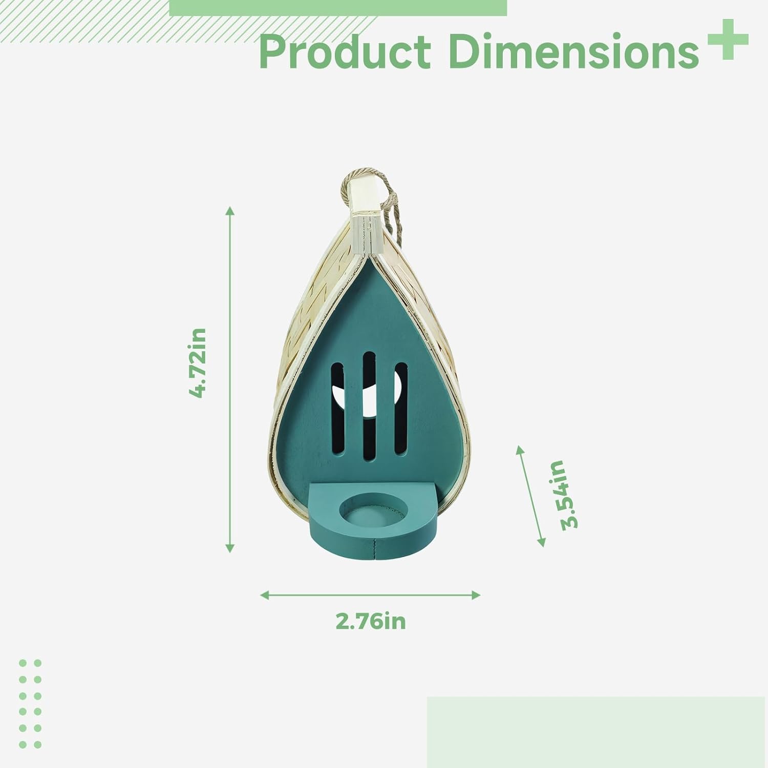 Wooden Butterfly Houses for Garden, 2 Pcs Outdoor Decorations with Feeders, Elegant Teardrop Design, Perfect for Patio Or Lawn