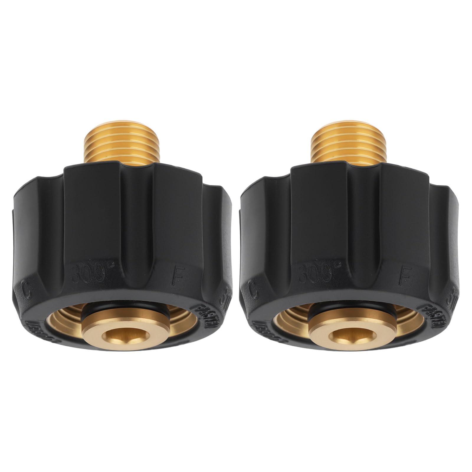 VGOL 2pcs M22 Female to 1/4" AG Pressure Washer Adapter Fitting Compatible with Kärcher