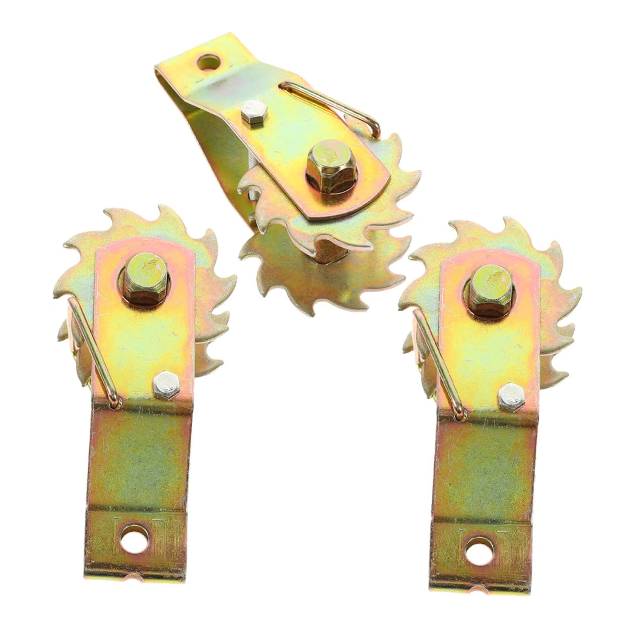 SHINEOFI Tendifilo in Acciaio 3 Pezzi Tenditore per Funi Metalliche per Recinzioni Esterne Tensione Cavi Resistente per Uso Industriale e Giardinaggio