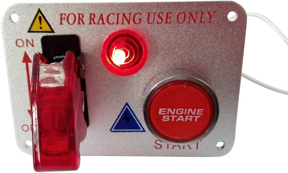 Racing Car Ignition Switch Panel Engine Start Push Button