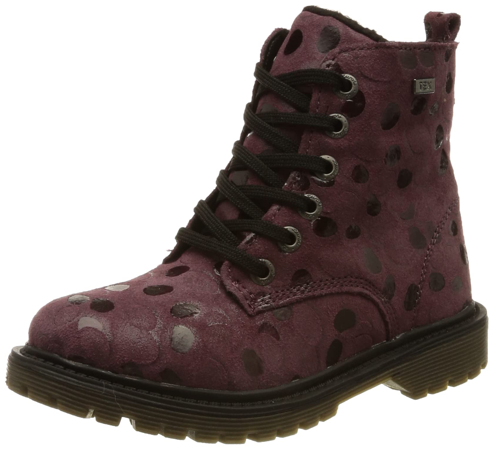 Girls Fashion Boot, Aubergine Bubble, 5 Big Kid