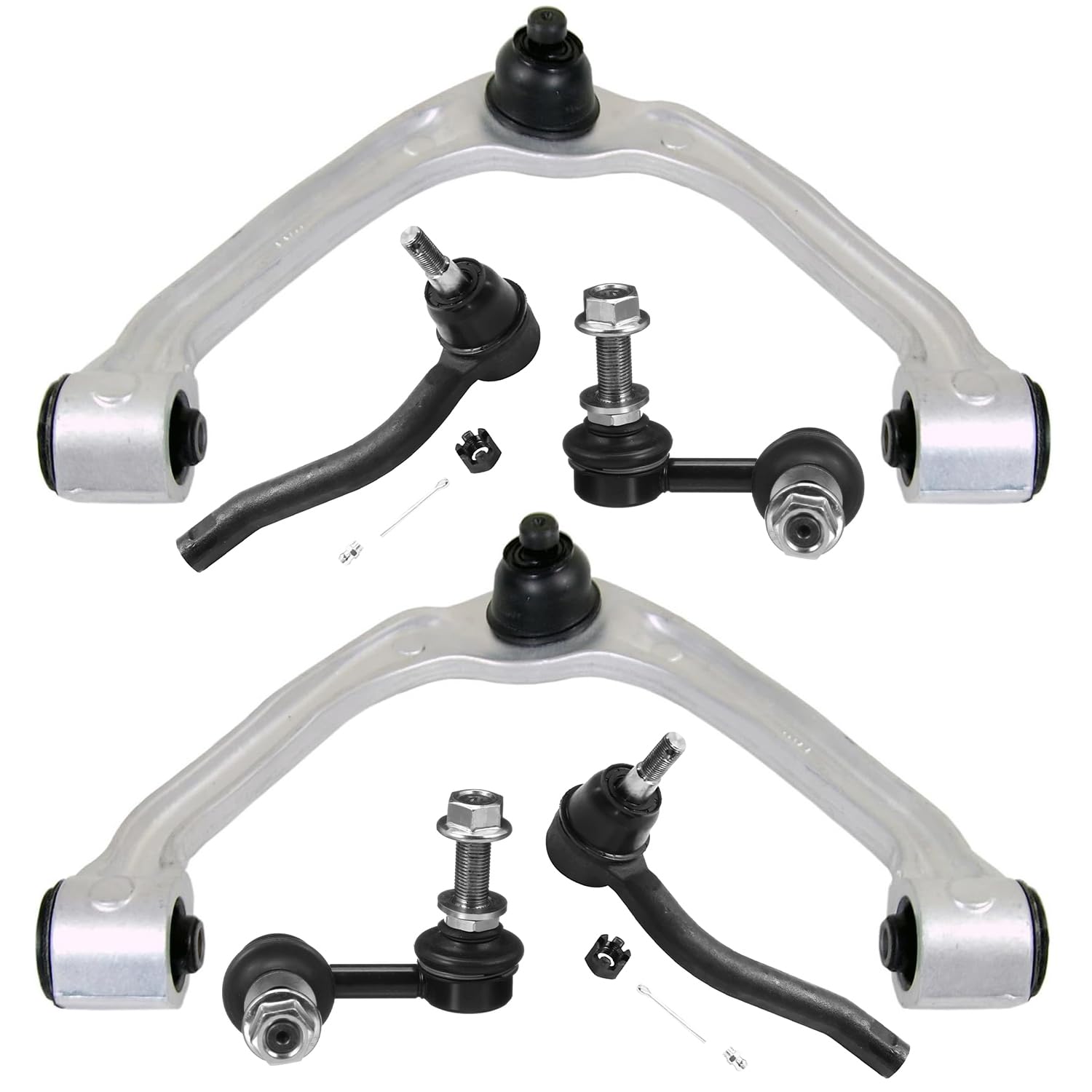 Detroit Axle - 6pc Front End Suspension Kit for INFINITI G37 Q50 EX35 Q60