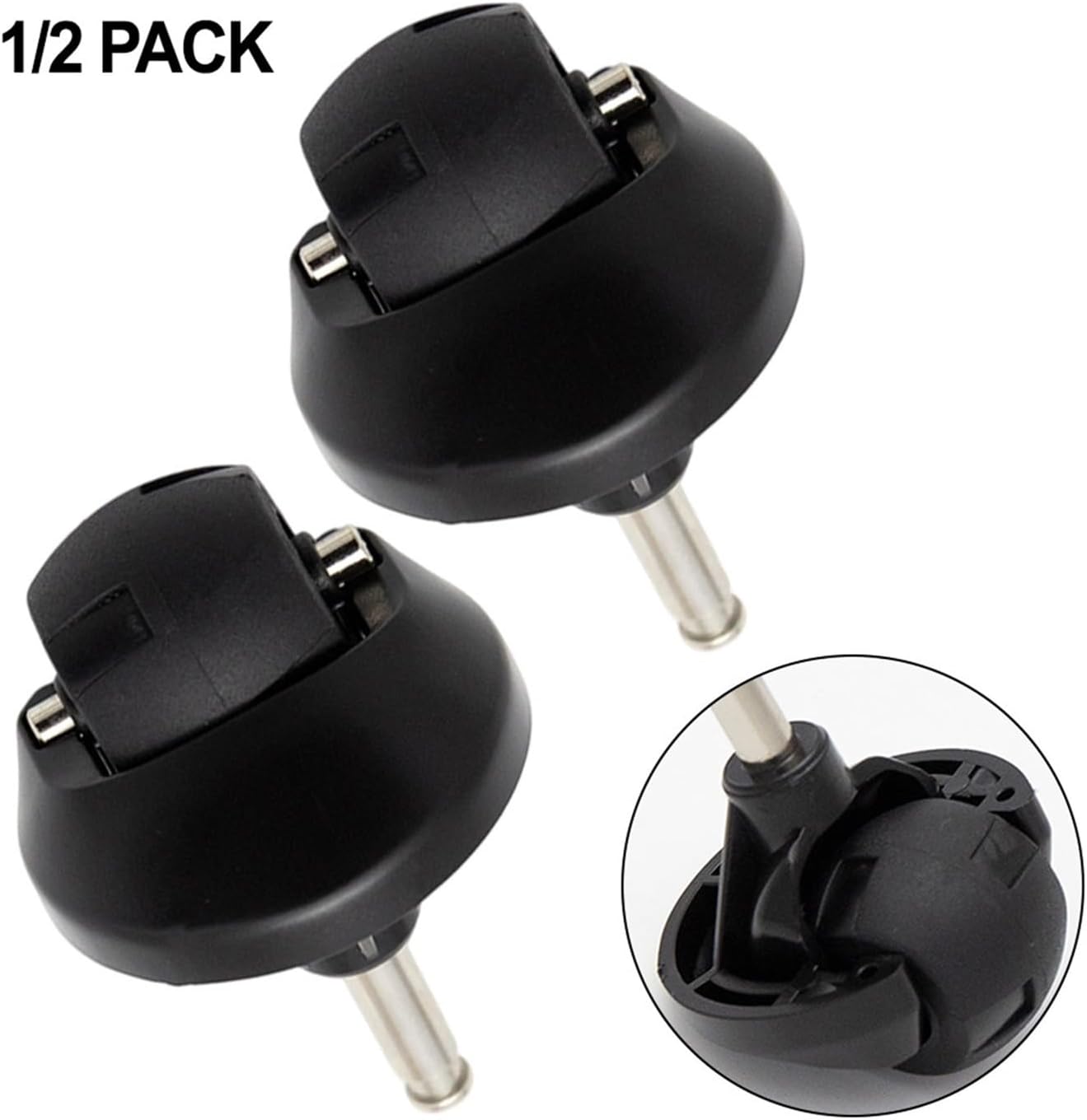 2/1PCS Vacuum Cleaner Replacement Wheel Vacuum Cleaner Caster Assembly, Compatible for Eufy, Compatible for RoboVac, L35 for Hybrid / L35 Driving Wheel(2 pcs)