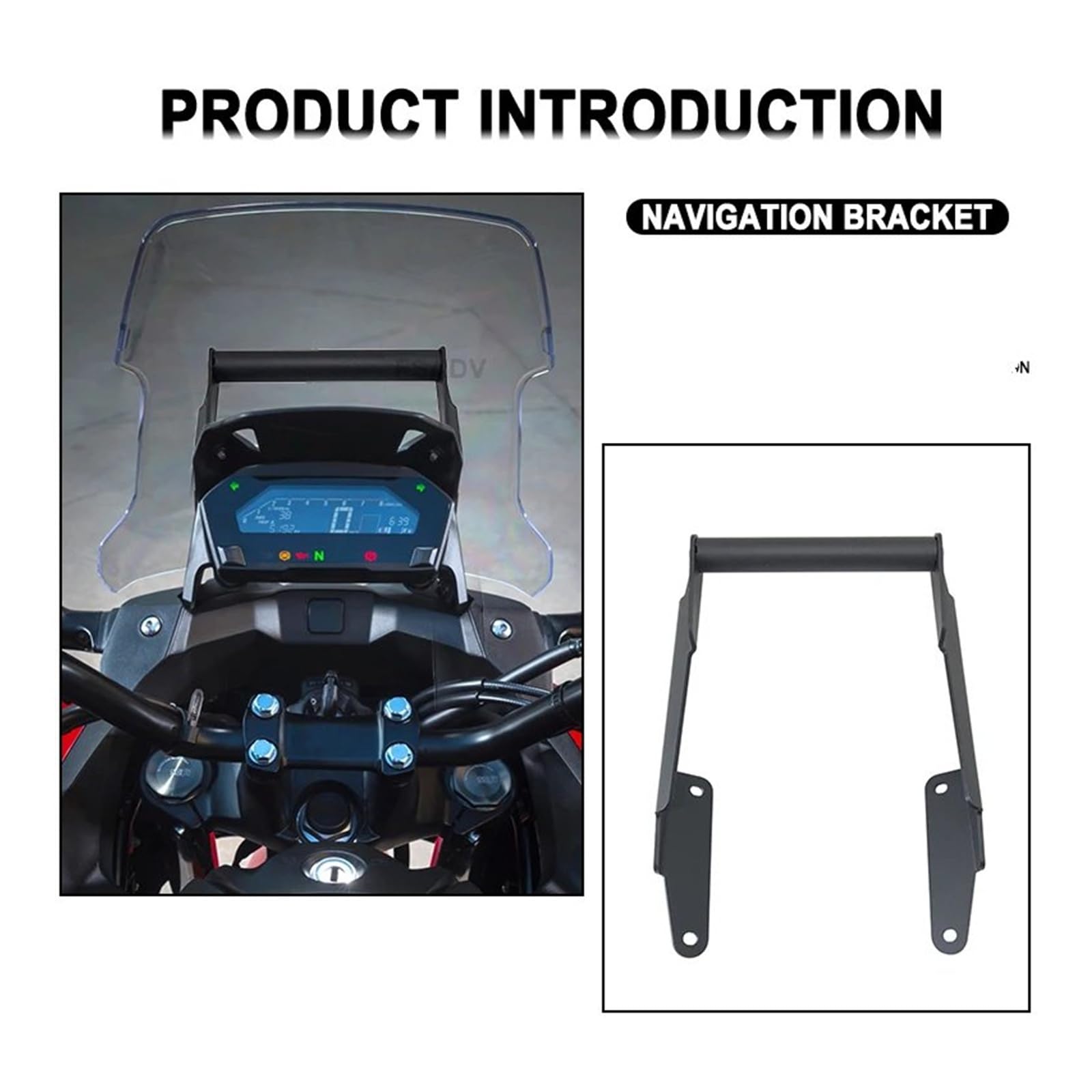 Motocicleta GPS Soporte para NC750X para NC 750X 2016 2017 2018 2019 Accesorios Motocicleta GPS Teléfono Navegación GPS Placa Soporte Adaptador GPS Navegación Soporte
